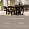 Maven Lane Yves Rectangular Wooden Dining Table in Weathered Finish - 4 of 4