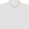 Black Bow Jewelry 1.7mm, 10k Yellow Gold, Singapore Chain Necklace - 2 of 4