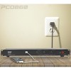 Power Supply Surge Protector for Equipment with 16 Wired Cables, 3 AC Outlets, USB Charging Port - 4 of 4