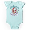 Disney Nightmare Before Christmas Zero Sally Jack Skellington Baby Girls Bodysuit Pants and Headband 3 Piece Outfit Set Newborn to Infant - 2 of 4