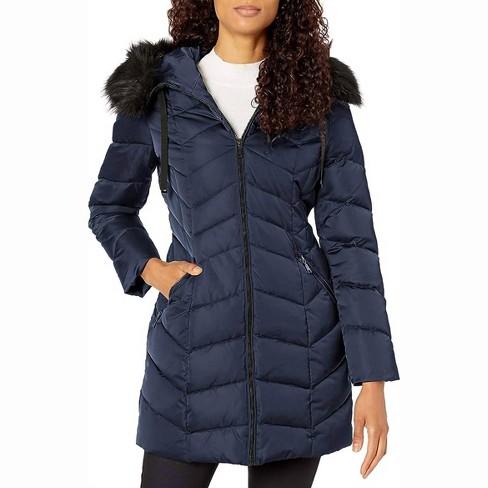 Women s Gwen Chevron Puffer Coat T Tahari Target