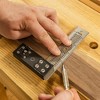 JessEm 07401 6 Inch Stainless Steel Precision Square Measuring Tool Ruler with Patented Flex Grip and Fade Resistant Markings - Imperial - 2 of 3