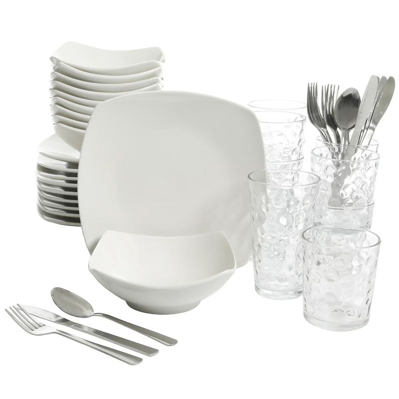 Gibson Home Everyday 48 Piece Kitchen Basics Essentials Combo Set in White, 1 of 9
