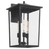 Quorum Lighting Riverside Outdoor Lantern, 3 Lights, Noir Finish - 3 of 3