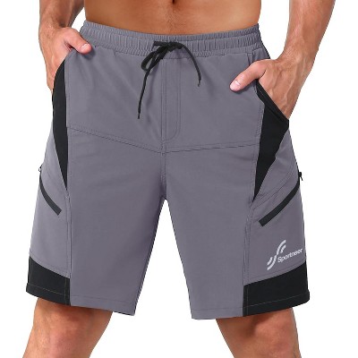 Sportneer Bike Shorts for Men: 3D Padded Lightweight Riding Biking Cycling Mountain Bike Shorts for Men with Zipper Pockets
