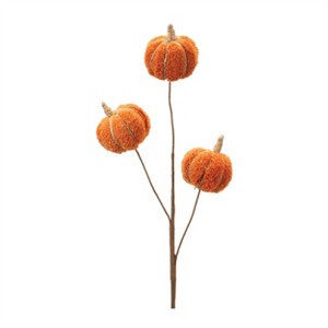 Plush Fall Pumpkin Spray (Set of 6) - 1 of 3