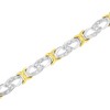 Haus of Brilliance 10k Yellow Gold Plated Silver 1/4 cttw Diamond Infinity and X Link Bracelet - 4 of 4