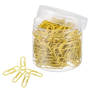 Unique Bargains Small Size Metal Prevent Tearing Pages Home Office Paper Clip 200 Pcs - 1 of 4
