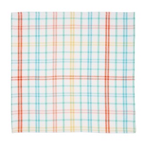 C&F Home Easter Bunny Trail Plaid Single Cloth Napkin - 1 of 4