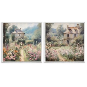 Stupell Industries Quaint French Country Garden, 12" x 12" (Set of 2) - 1 of 4