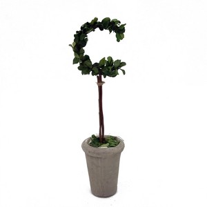 Modern Home 13" Real Preserved Boxwood Monogram Letters w/Terra Cotta Pot - 1 of 3
