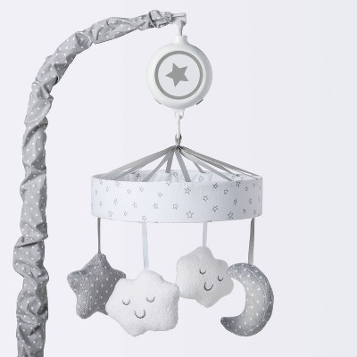 Crib Mobile Clouds - Cloud Island™ Gray