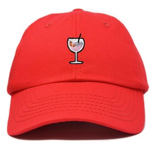Dalix Spritz Cocktail Embroidered Cap Cotton Baseball Cute Cool Dad Hat Womens - 1 of 4