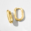 Pure Collection by Ross-Simons 18kt Gold Vermeil Oval Huggie Hoop Earrings - 4 of 4