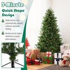 Tangkula 6 FT Pre-Lit New PE & PVC Christmas Tree 3-Minute Quick Shape with Storage Bag - 3 of 4