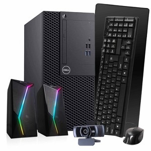 Refurbished Dell Optiplex 3060 Tower Computer-Intel i5-NVIDIA Quadro P620-16GB DDR4 RAM-1TB SSD-Speaker-Webcam&Mic-Win11 Pro-Manufacturer Refurbished - 1 of 4