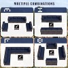 ALAULM 9 Pieces Patio Furniture Set, Rattan Wicker Outdoor Conversation Sets, Outdoor Furniture Sofa Set - 4 of 4