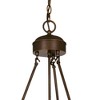 Vaxcel Yellowstone 9 - Light Chandelier in  Burnished Bronze - 4 of 4