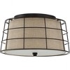 Quoizel Lighting Landings 3 - Light Flush Mount in  Mottled Cocoa - 2 of 4
