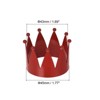 Unique Bargains Dining Table Decorations Alloy Decorative Crown Shape Napkin Rings Holder Buckle 6 Pcs - 2 of 4