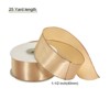 Unique Bargains Double Face Wide Satin Ribbon with Gold Edges for Wedding Bouquet - 2 of 4
