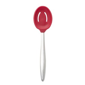 Cuisipro 8-Inch Silicone Piccolo Slotted Spoon, Black - 1 of 1