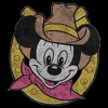 Boy's Disney Mickey Mouse Cowboy Distressed T-Shirt - 2 of 4