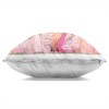Stupell Industries Fancy Feathers Pink Flamingos Trendy Accessories Indoor Decorative Throw Pillow, 18 x 18 - 2 of 3