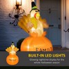 Hrinhom Inflatable Thanksgiving Turkey, Blow Up LED Display - 2 of 4
