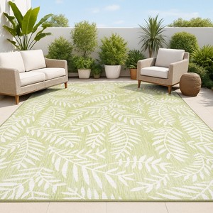 JONATHAN Y Nevis Palm Frond Indoor/Outdoor Area Rug - 1 of 4