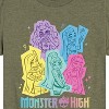 Boys' - Monster High - Pastel Character Group Short Sleeve Graphic T-Shirt - 2 of 4