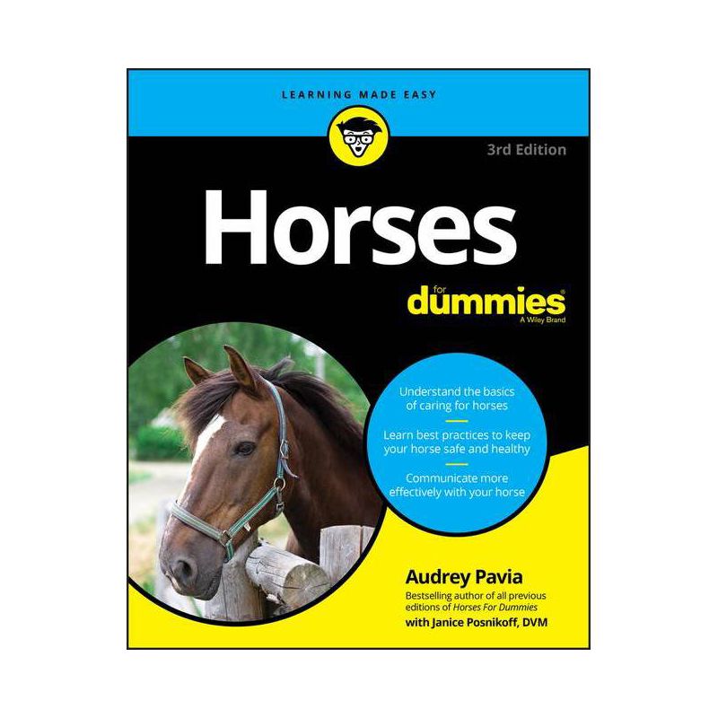 Horses for Dummies - 3rd Edition by  Audrey Pavia (Paperback), 1 of 2