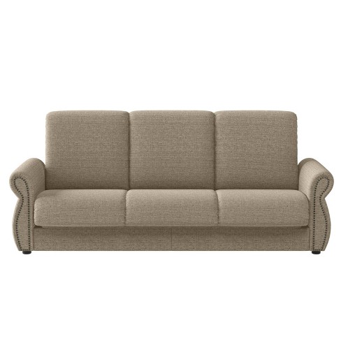 Berganza Flared Rolled Arm Convert-a-Couch - Handy Living - image 1 of 4