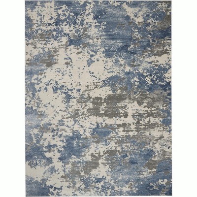 Nourison Rustic Textures Modern Brushstrokes Indoor Area Rug