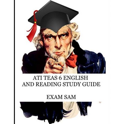 ATI TEAS 6 English and Reading Study Guide - by  Exam Sam (Paperback)