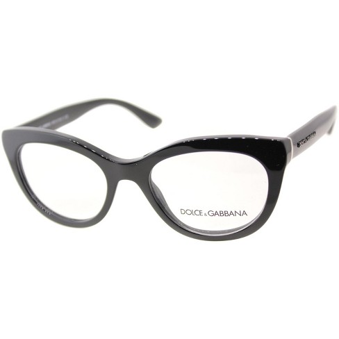 Dolce & Gabbana Womens Cat Eye Eyeglasses Black 51mm : Target