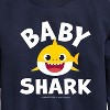 Boys' - Baby Shark - Baby Shark Graphic Long Sleeve Fleece Sweatshirt - 2 of 4