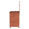 HardwoodPotting Table With Storage - Brown - Leisure Season - image 4 of 4