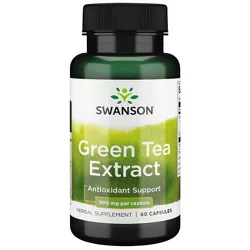 Swanson Green Tea Extract 500 mg 60 Capsules
