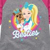 JoJo Siwa Besties  - Athletic Heather/Fuchsia - 3T - 2 of 3