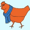 Men's Design By Humans The Hipster Chicken By TabithaDesigns T-Shirt - 2 of 3
