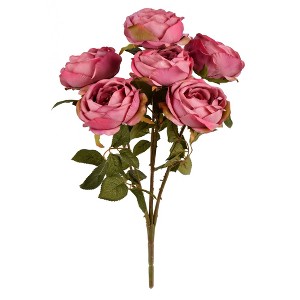 Vickerman Artificial Garden Rose Bush - 1 of 2