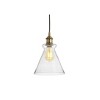 7.5" Adjustable Metal Goldwater Drop Pendant (Includes Energy Efficient Light Bulb) Brass - JONATHAN Y: Modern Glass Ceiling Fixture, UL Listed - 2 of 4
