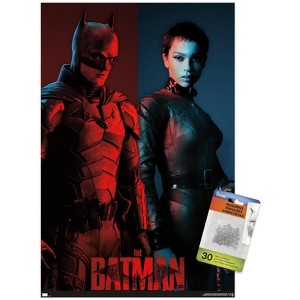 Trends International DC Comics Movie The Batman - The Bat and The Cat Unframed Wall Poster Prints - 1 of 4