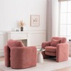 Rounded Corner Modern Chair with Ergonomic Design and Multifunctional Use for Living Room, Bedroom, Office - 4 of 4