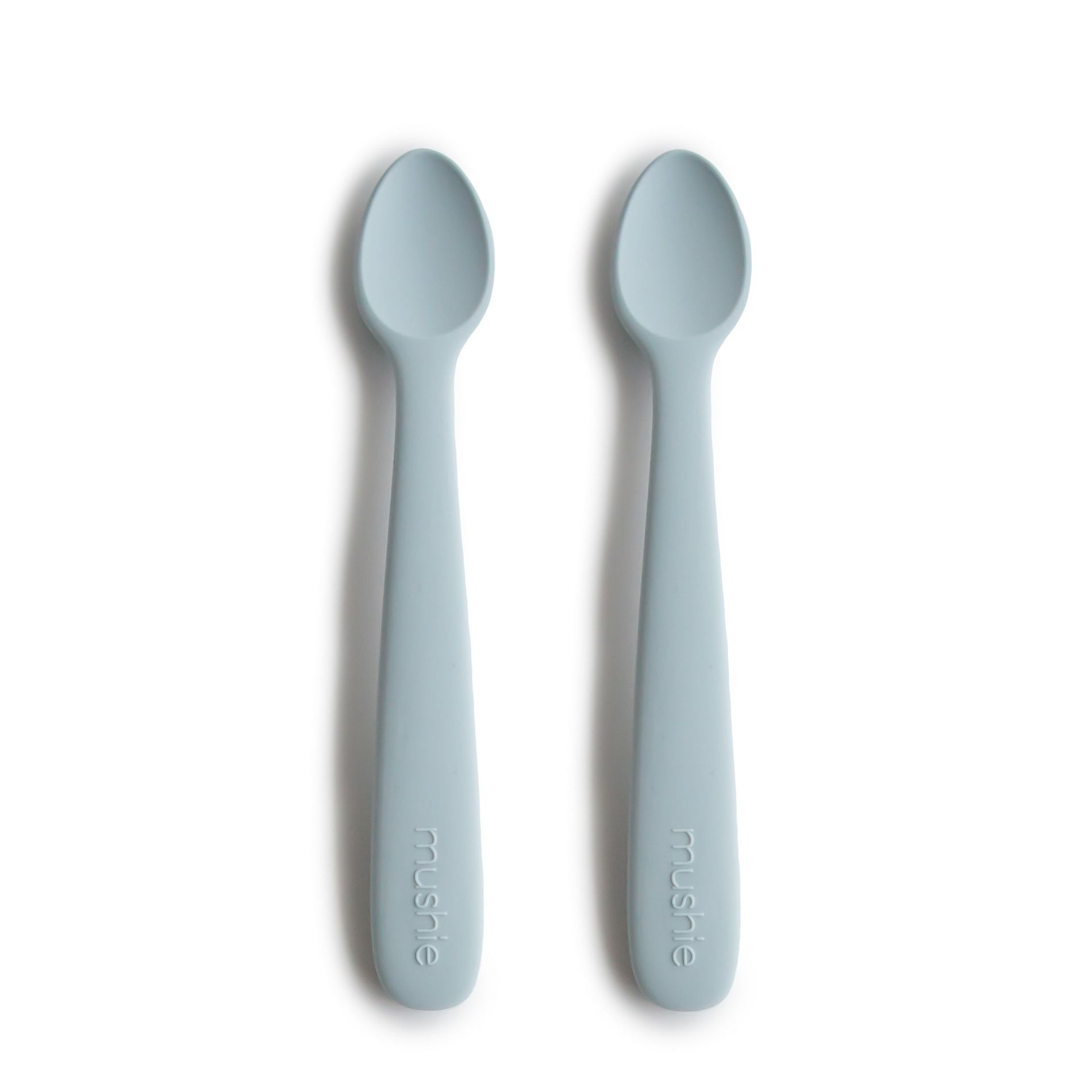 Silicone Feeding Spoons Powder Blue  One Size