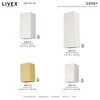 Livex Lighting Derby 1 - Light Wall Light in  Satin Gold - 3 of 4