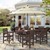Rectangle Outdoor Dining Tables for 6, HDPS Weather Resistant Patio Dining Table, 66" Outdoor Tables with 1.96" Umbrella Hole. - 4 of 4