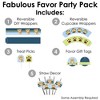 Big Dot of Happiness Baby Boy Teddy Bear - Baby Shower Favors and Cupcake Kit - Fabulous Favor Party Pack - 100 Pieces - 2 of 4