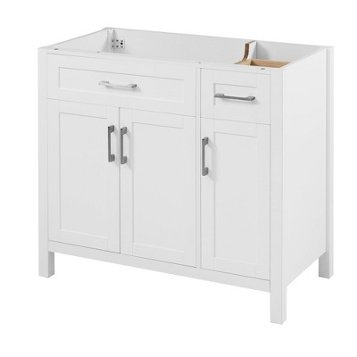 Nicbex 35" Bathroom Storage Cabinet Without Sink, Bathroom Vanity, 2 ...